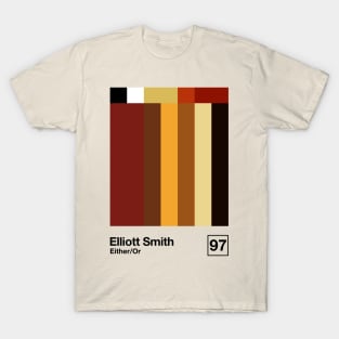 Either/Or / Minimalist Style Graphic Design T-Shirt